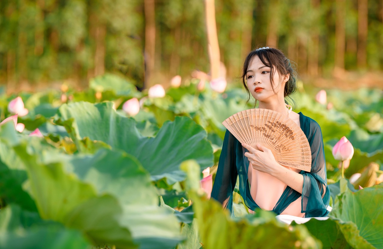 Woman, flower wallpaper, model — How to Earn Passive Income with OK Win Referrals